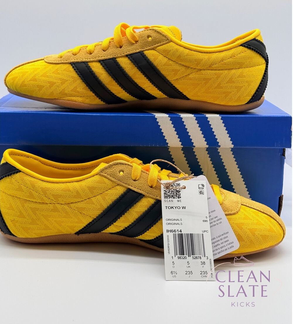 Adidas · Originals Tokyo Yellow/Core Black/O-White · US W6½ · EU 38 · UK 5